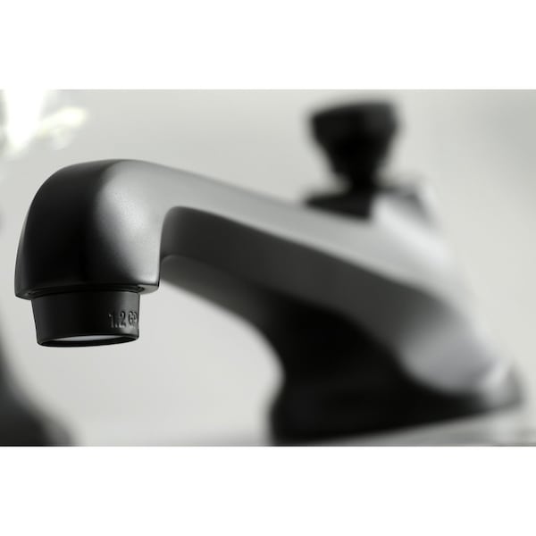 KS4460PX 8 Widespread Bathroom Faucet, Matte Black